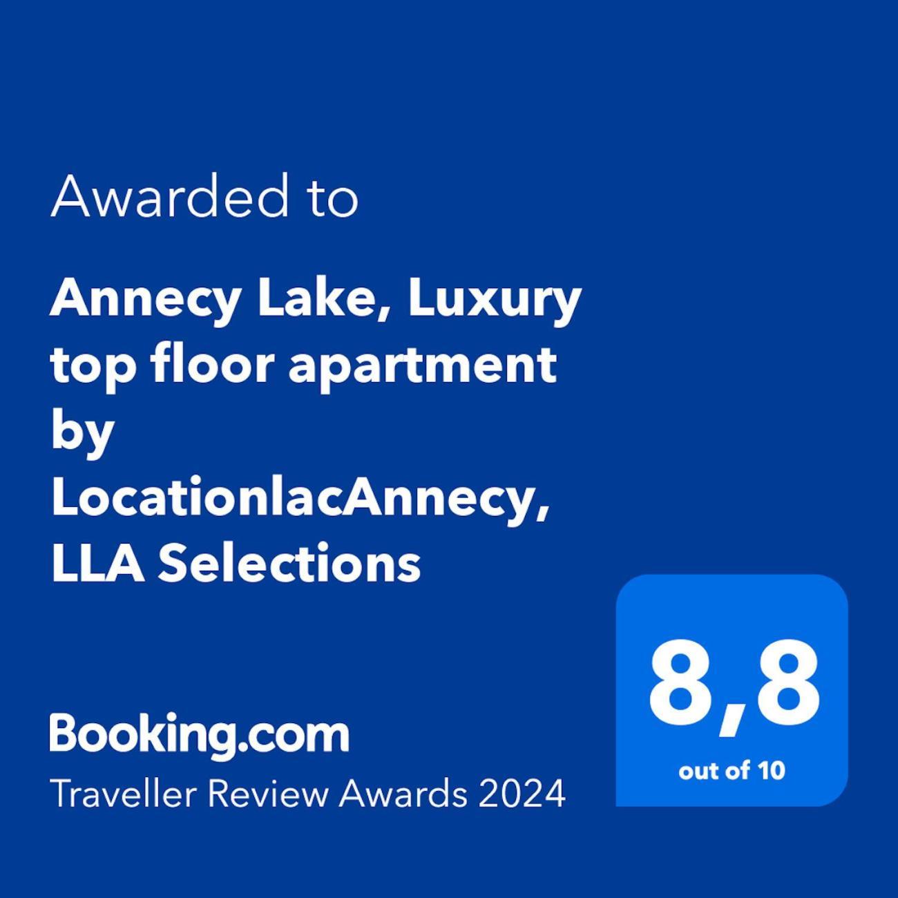 Annecy Lake, Luxury Top Floor Apartment - Lla Selections By Location Lac Annecy Exteriér fotografie