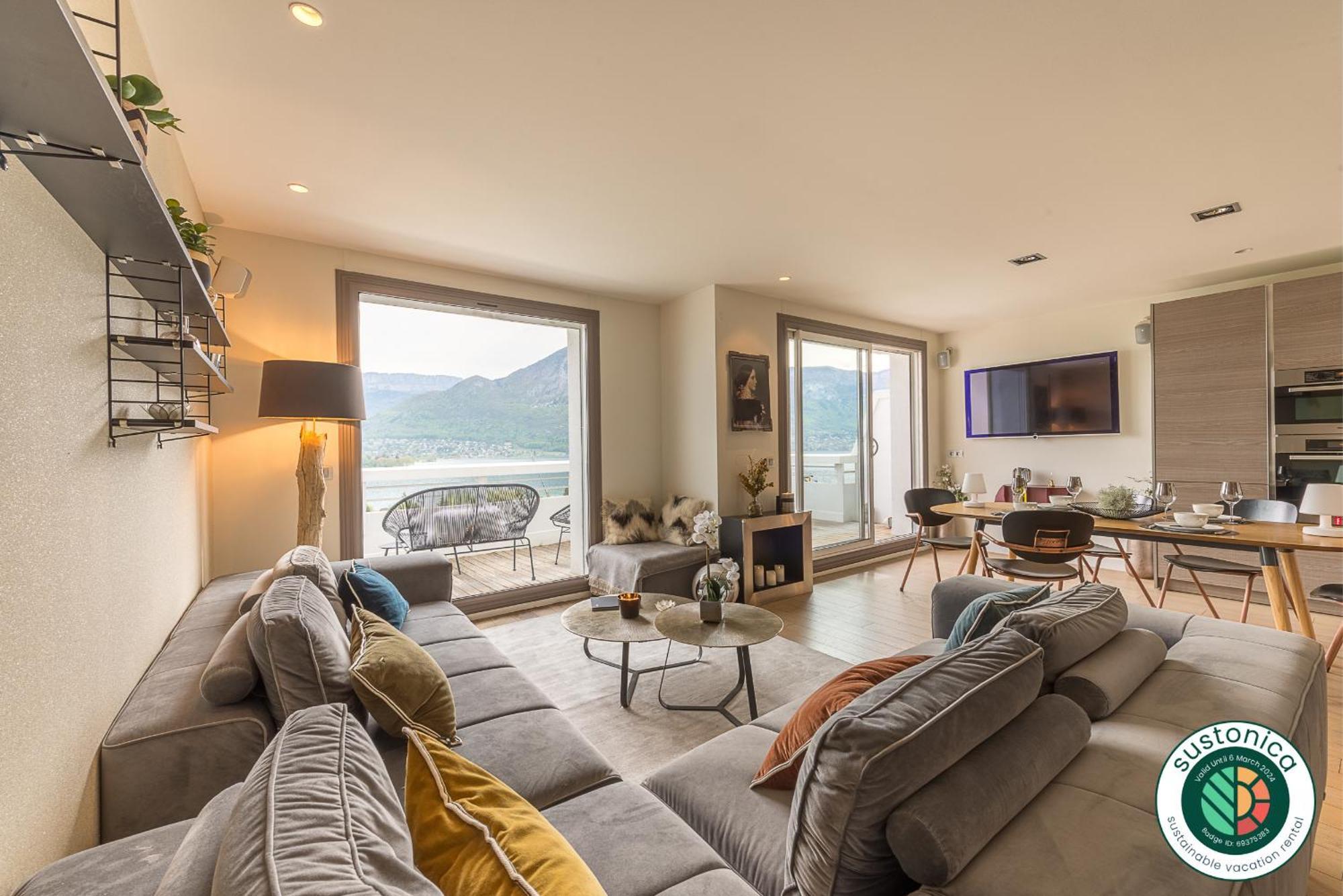 Annecy Lake, Luxury Top Floor Apartment - Lla Selections By Location Lac Annecy Exteriér fotografie